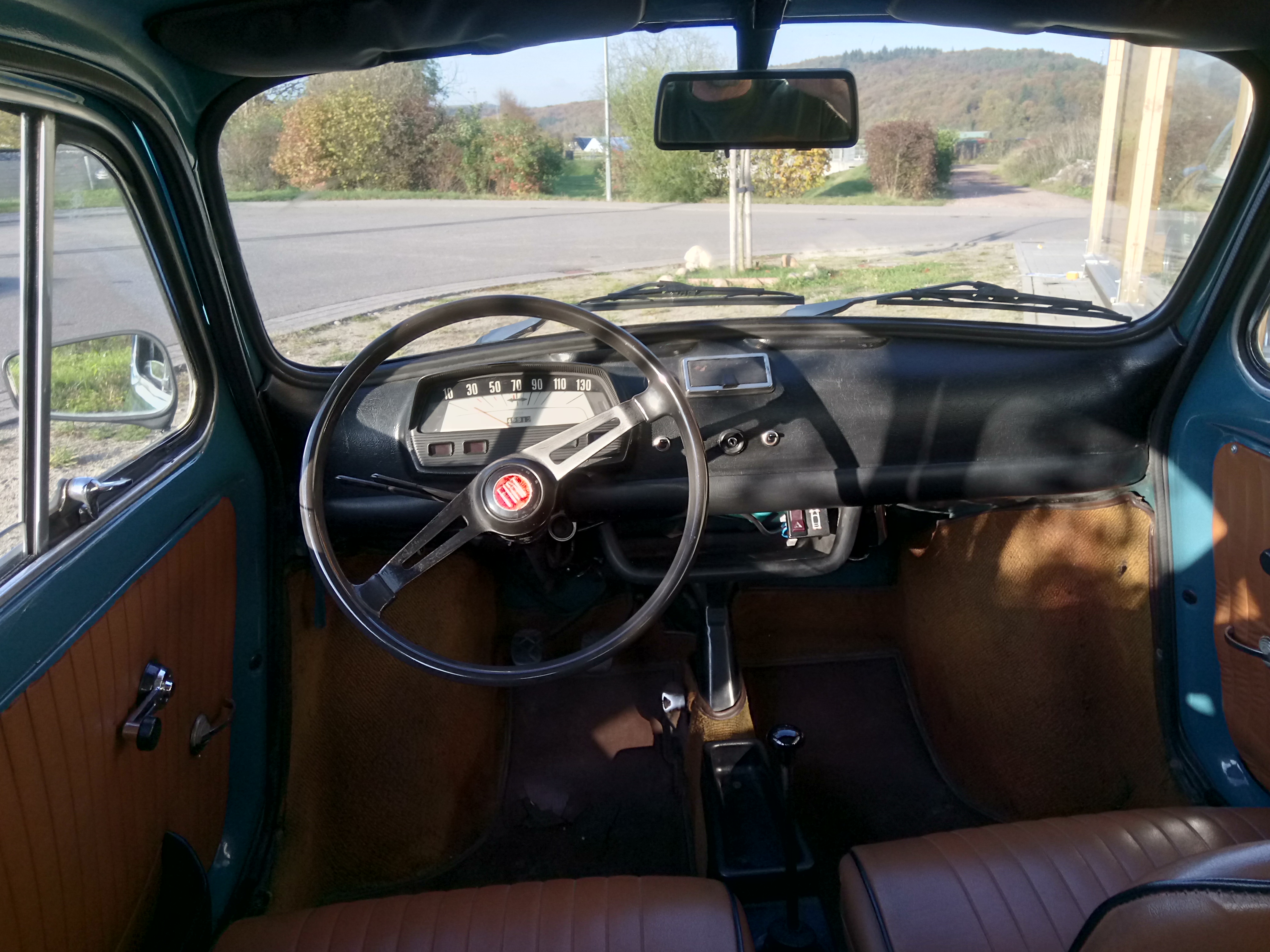 Fiat 500 Cinquecento mit Faltdach